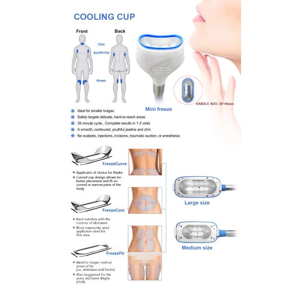 Замораживание RF жирное уменьшая кожу машины 360 затягивая оборудование Cryolipolysis