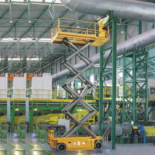 14m Lifting Height Hydraulic Electric Lift Platform Self Propelled Scissor Lift