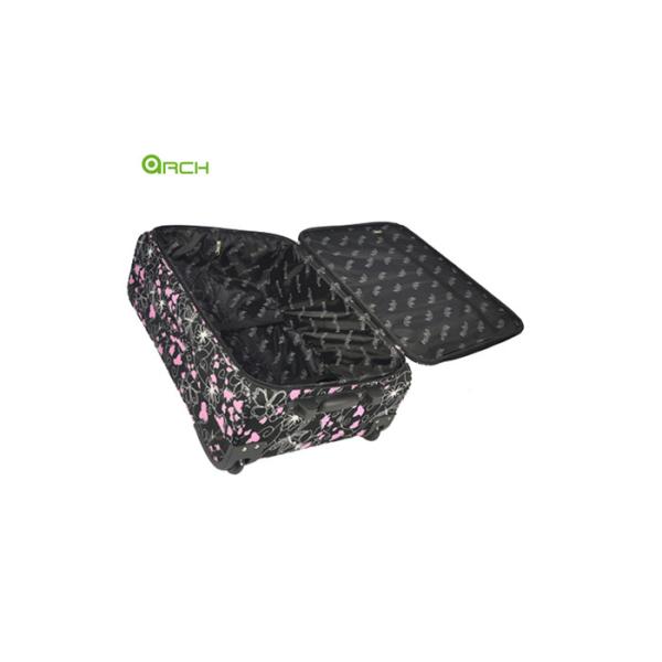 Top Carry Handle 600D Printing Soft Trolley Luggage