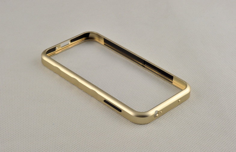 Aluminum Frame For Samsung Galaxy S4 Metal Case I9500 With Light Yellow Bumper