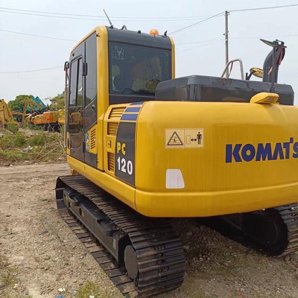 Komatsu PC120 Used Excavator Equipment Earthmoving Mining Engineering Original Engine