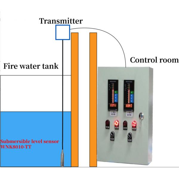 200 Meter Water Level Transmitter IP68 Standard Piezoresistive Pressure Sensors