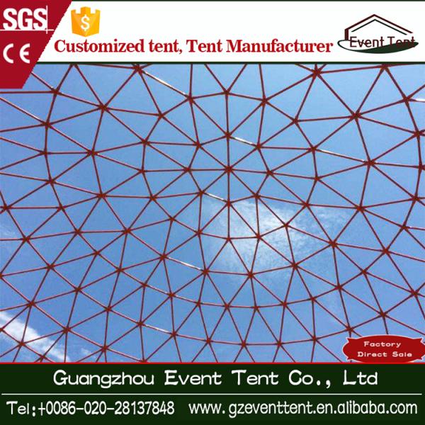 Diameter 25 M Big Colorful Circus Geodesic Dome Tent For Wedding Party
