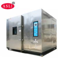Da umidade climática da temperatura da simulação do uso do laboratório em ambiental da caminhada/movimentação na câmara da estabilidade