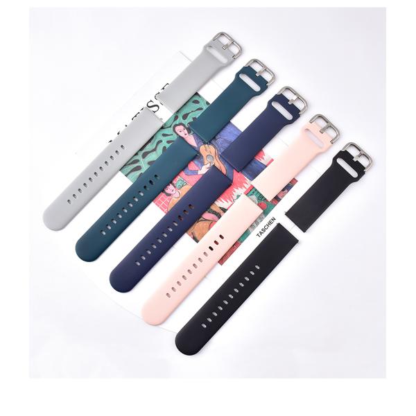 20 ремешков силиконовой резины 22mm соединяют с быстрым Realease для дозоров