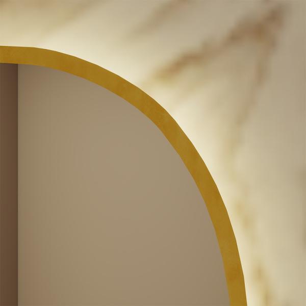 Lumière de vanité LED de salle de bain de luxe avec panneau acrylique étanche et fonctionnalités de contrôle intelligentes pour les projets de miroirs de concepteur