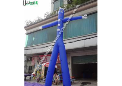 Homem inflável do dançarino do ar da propaganda azul para atividades da promoção