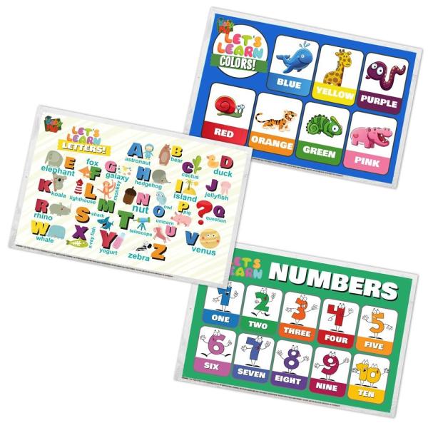 Recyclable Adhesive Disposable Plastic Dinner Mats Non Slip For Babies