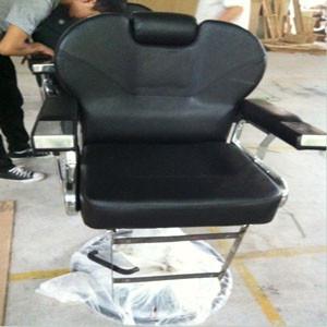 black barber chair , metal armrest barber chair ,traditional barber chair ,salon chair