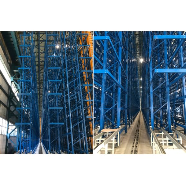U-Turn Stacker Crane Curve Rail Type S/R Machine ASRS Automatic Storage And Retrieval System