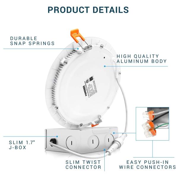 Ультра тонкие небольшие света панели все СИД IP20 в одном ETL RoHS одобрили