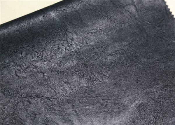 Dark Green Flocking Leather Handfeeling Anti - Mildew For Garment Jacket