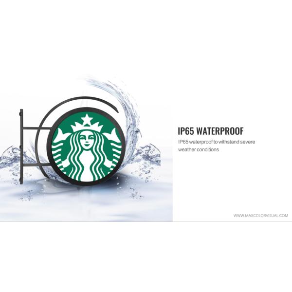 P5.926 Outdoor Double Side Circular LED Display Full Color Front Service Maintenance