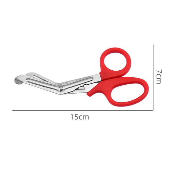 Small Size 15CM Stainless Steel Trauma Shears Medical Scissors for Nurses and Doctors