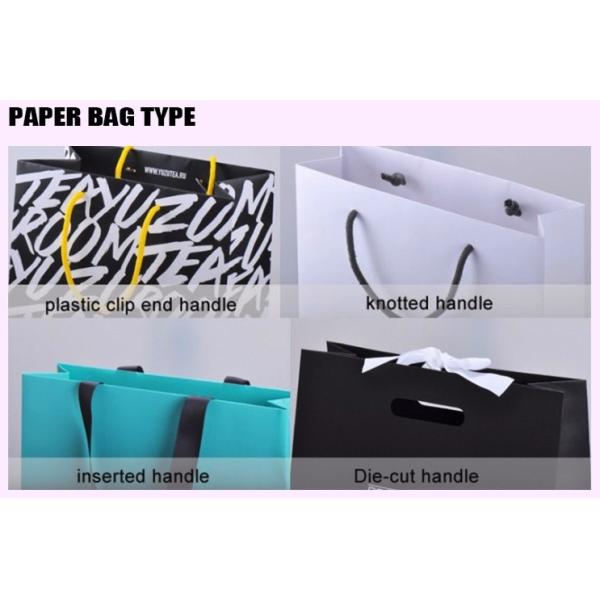 Black Luxury Design Retail Gift Shopping Packaging Custom Print Paper Bags With Your Own Logo