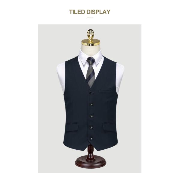 Корейский стройный костюм из тканей, синий костюм для мужчин, профессиональный формальный жилет