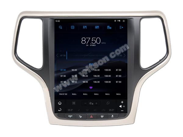10.4 Pantalla Tesla Vertical Android Pantalla para Jeep Cherokee 2014-2020 Multimedia de automóviles Estéreo GPS Jugador de Carplay