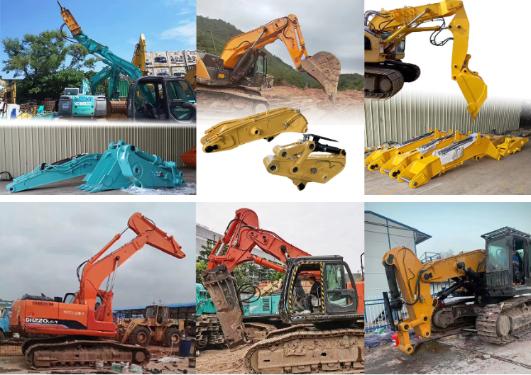 High-Performance 20-24T Excavator Tunnel Arm Shortened Arm for Excavation Basement Tunnel