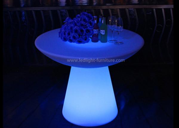 A tabela de cocktail dada forma cogumelo do diodo emissor de luz do pátio, comercial Waterproof ilumina acima a mesa de centro 