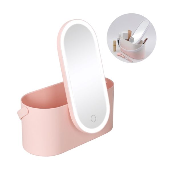 Limited Time Offer LED Beauty Case Makeup case Led Mirror Storage Travel LED Makeup Mirror Kit  Pocket Magnifying Glass