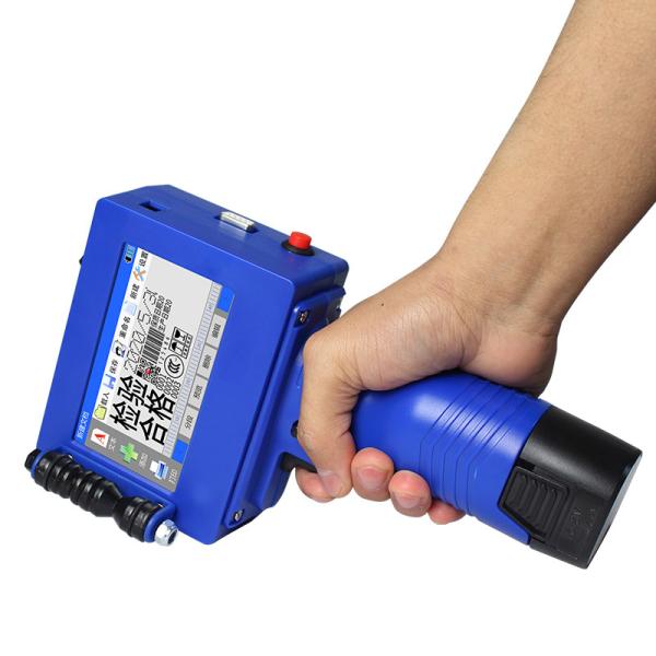 Plate Type TIJ Printer Intelligent Handheld Data Logo Inkjet Gun for Quick Drying Ink