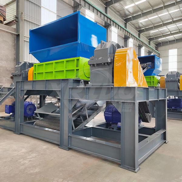 Double shaft shredder High Efficient Scrap Steel Metal Crusher Machine Shredder Car Crusher Machine for Scrap Metal Crushing