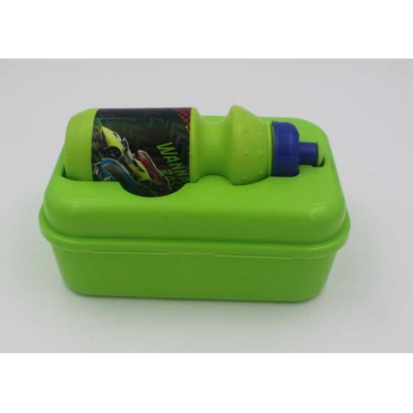 PP Plastic Lunch Boxes For Kids With Sport Water Bottle / BPA Free Lunch Containers