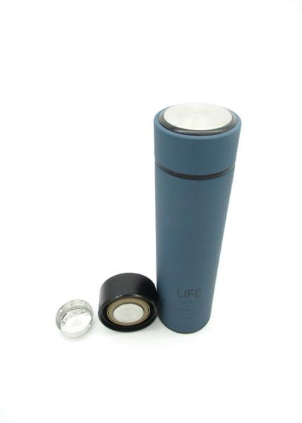 Mirror Liner Flask Vacuum Mug Water Cup Bottle Rubber Paint 500ml For Office