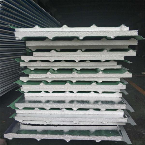 moisture proof 50mm thickness polystyrene foam roof sandwich panel for camp
