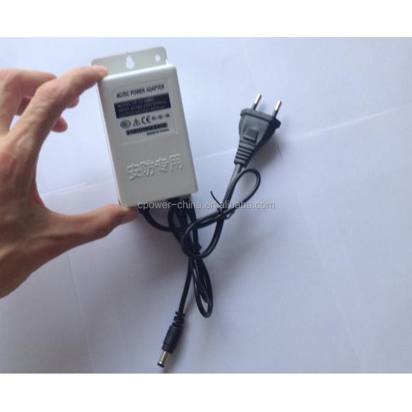 12V DC Power Adapter Output Current 2000mA CE Certificate White for Outdoor Activities