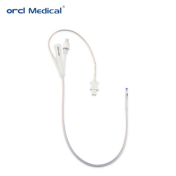 All Silicone Foley Catheter with Temperature Sensor Probe Balloon Catheter for Temperature Management