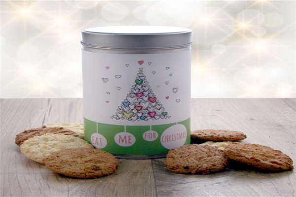 Food Grade Round Tin Boxes For Cookies For Food And Gift Packaging