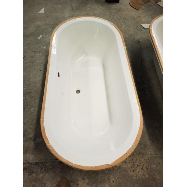 Elegant Straight Acrylic Bathtub with Built-in Function and Customized Request Option