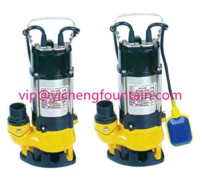Single Phase Sewage Submersible Pond Pump With / Without Floating Ball 0.18 - 1.1KW