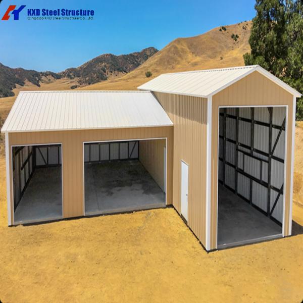 Prefabricado estructura de acero ligero almacén de logística
