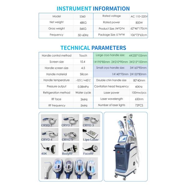 360 lipo cryo cool tech criolipolisis slimming coolsculption fat freezing radio frequency weight loss cryolipolysis mach