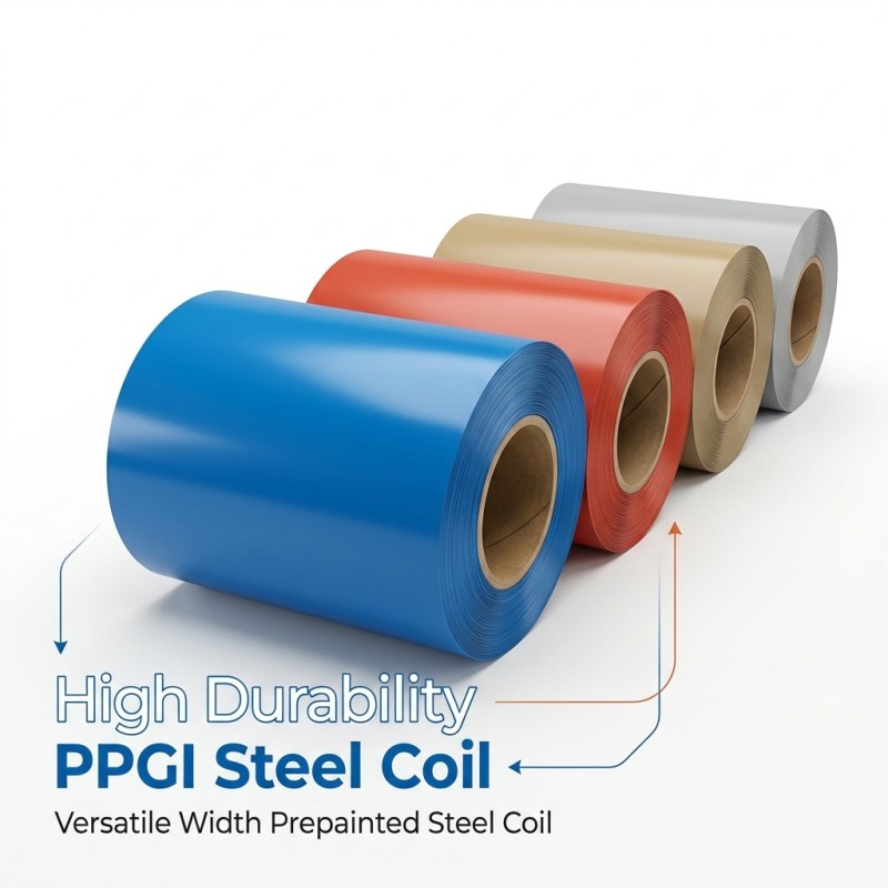 Anti-Corrosion PVDF PPGI Prepainted Galvalume Steel Coil 0.4-0.8mm AZ100 For Peru Coastal Construction Projects