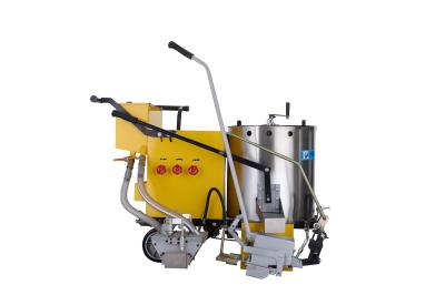 Distribuição de contas e máquina de marcação de estradas de pulverização termoplástica durável 10 - 45cm Largura