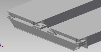 3×16m 100 Ton Q235B Steel Heavy Duty Truck Scales