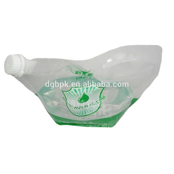 2L/3L/5L Spout Pouch Foldable Outdoor Grains Drink Plastic Bags Water Bag for Water Storage with Handle