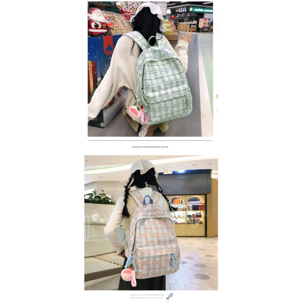 Sac à dos étudiant de style coréen, Sac à dos pour enfants, Sac à livres mignon, Paquet de couleurs multiples.