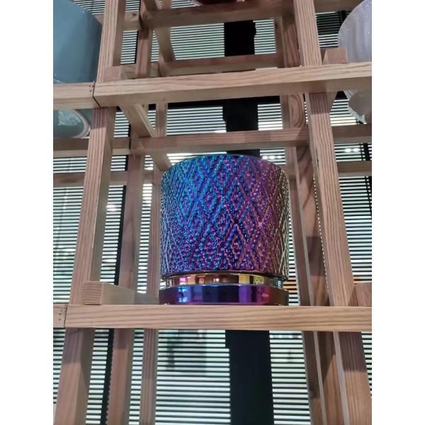 Équipement de revêtement d'or au titane en tôle d'acier inoxydable PVD pour meubles