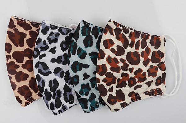 Fashion woven Leopard fabric cotton Face Mask,winter face mask,against Dust mask