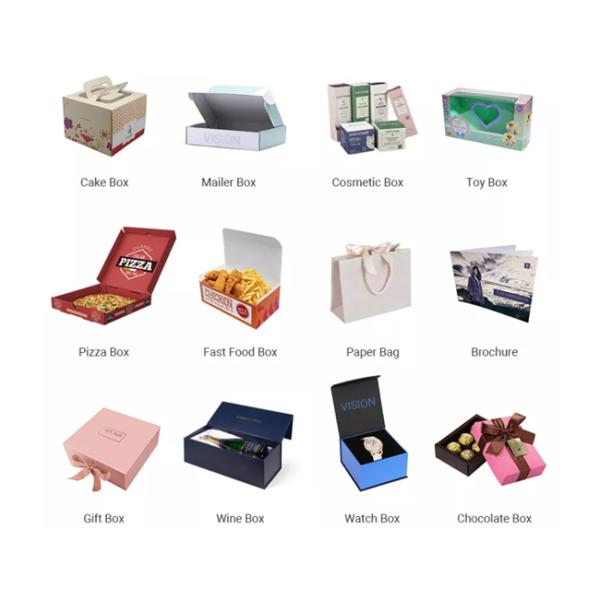 SGS Customizable Cosmetic Paper Packaging Makeup Shipping Boxes With Logo Recyclable