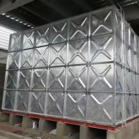 Structure réservoir d'eau en acier pressé Hdg réservoir d'eau en acier sectionnel modulaire