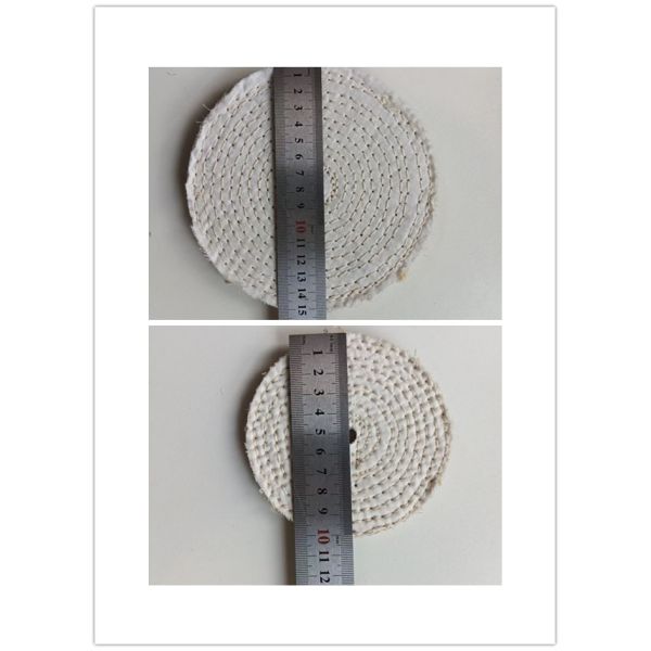 150mm 100mm Sisal Polishing Wheel For Stainless Steel Jewelry Buffing