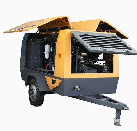 220KW Portable Compressor Diesel Engine Driven Screw Air Compressor for blasting