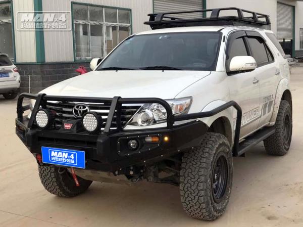 Q235 Front TOYOTA Bull Bar For Fortuner 2006-2014 With 3 Loop