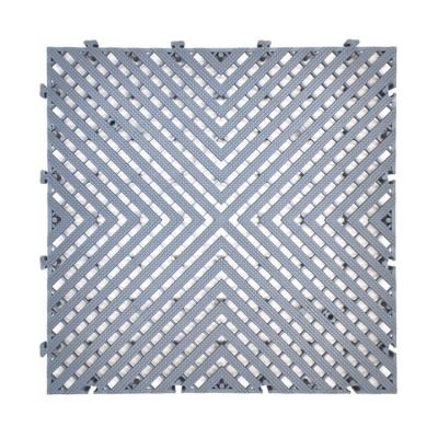 PVC Vented Garage Floor Tiles 400*400*20mm PP Interlocking Tiles
