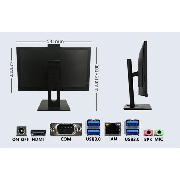 SSD+HDD AIO Desktop Computer All In One 21.5inch Screen Core I3 10100 RAM 8GB 16GB